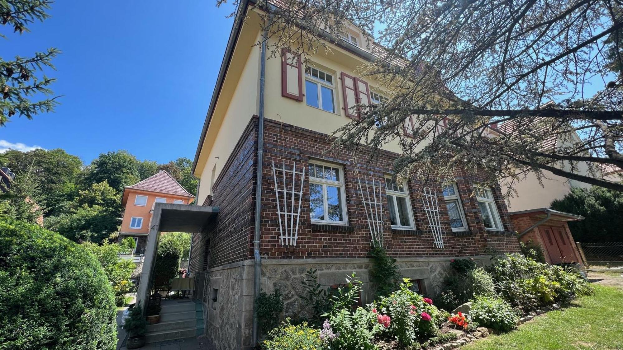 Ferienwohnung Rosstrappenblick Thale Exterior foto